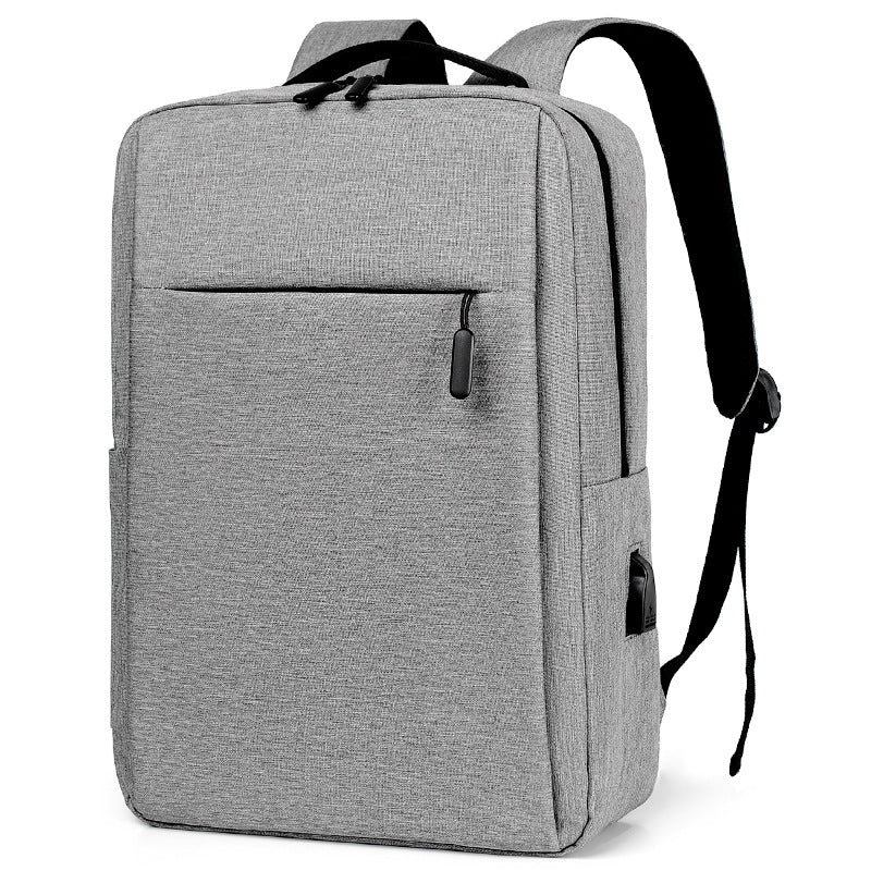 Simple Oxford cloth backpack, large capacity, suitable for commuting, student schoolbag, and laptop bag.