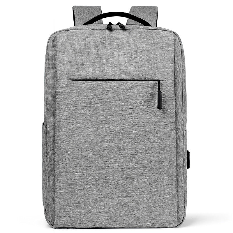 Simple Oxford cloth backpack, large capacity, suitable for commuting, student schoolbag, and laptop bag.